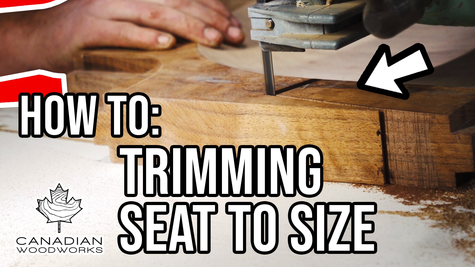 Trimming the Seat to Size on my Dining Chair #8