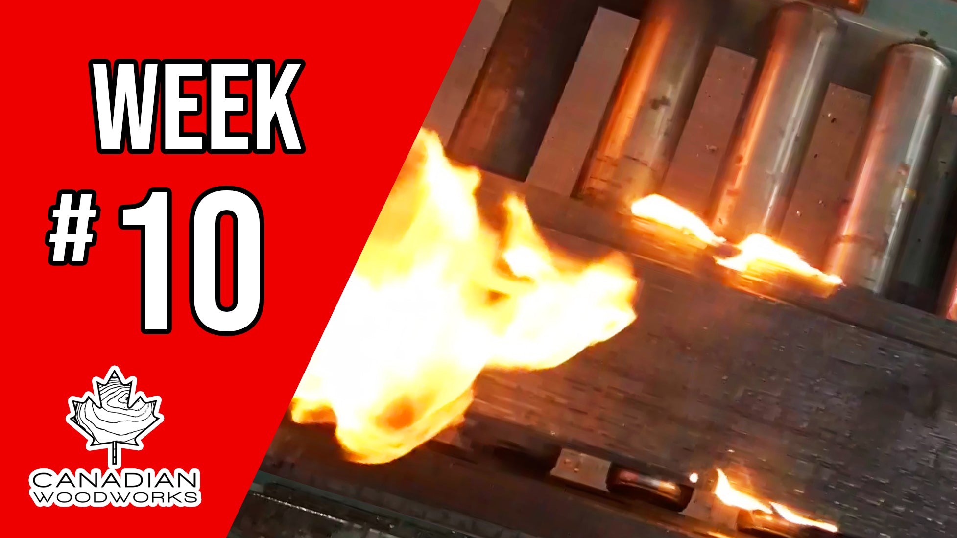 Weekly Re-cap video #10 Cutting Dimensional Lumber & Burning Wood!