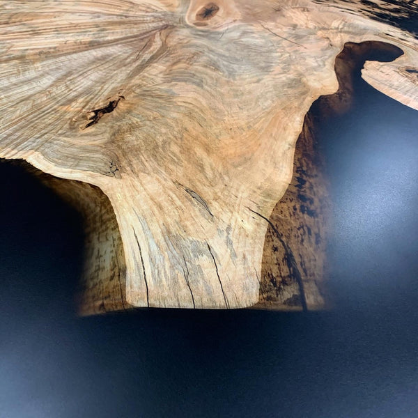 Maple Epoxy Cast Table - 46.5" Dia