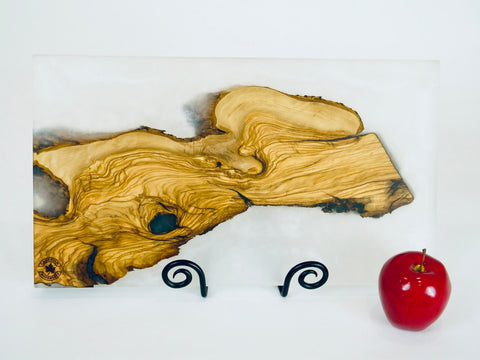 Charcuterie Board - Olive Wood & Epoxy 007