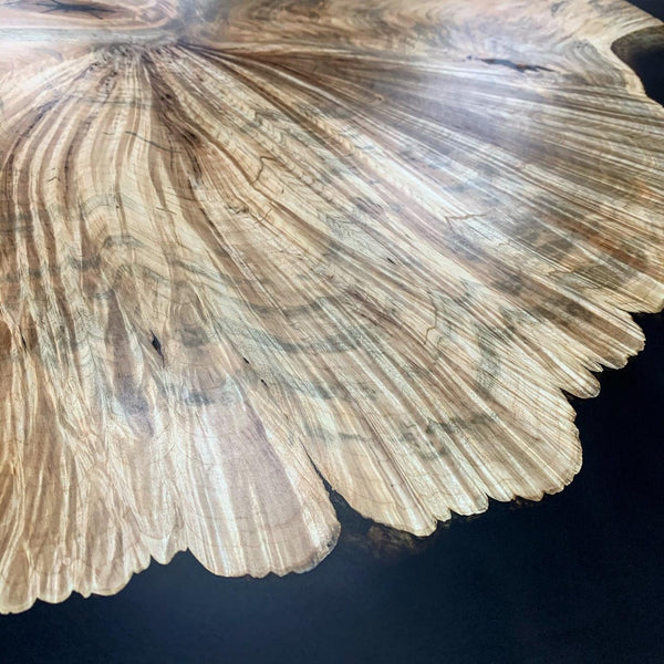 Maple Epoxy Cast Table - 46.5" Dia