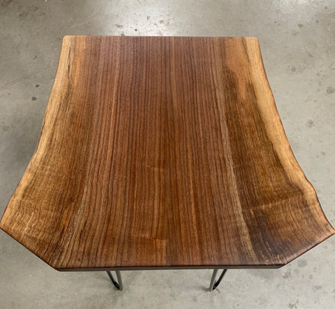 Black Walnut Live Edge Side Table