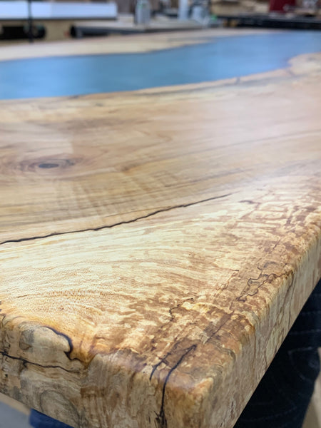 Maple Epoxy River Dining Table